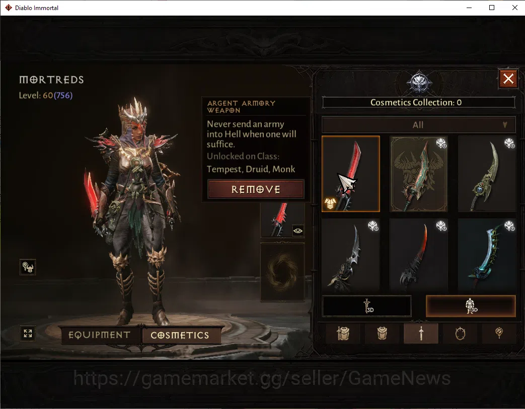 Diablo Immortal Accounts EU - sescheron|CS ON|Lv60(756)|Tempest|CR 40k|Reso image 10