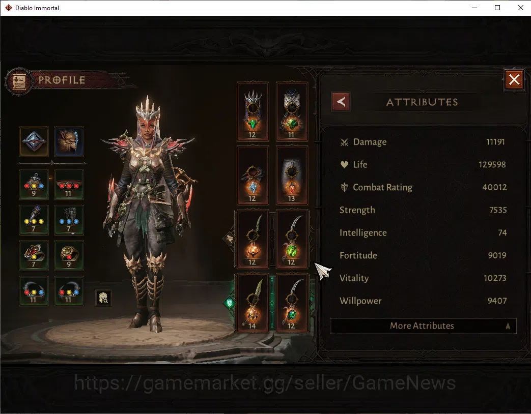 Diablo Immortal Accounts EU - sescheron|CS ON|Lv60(756)|Tempest|CR 40k|Reso image 4