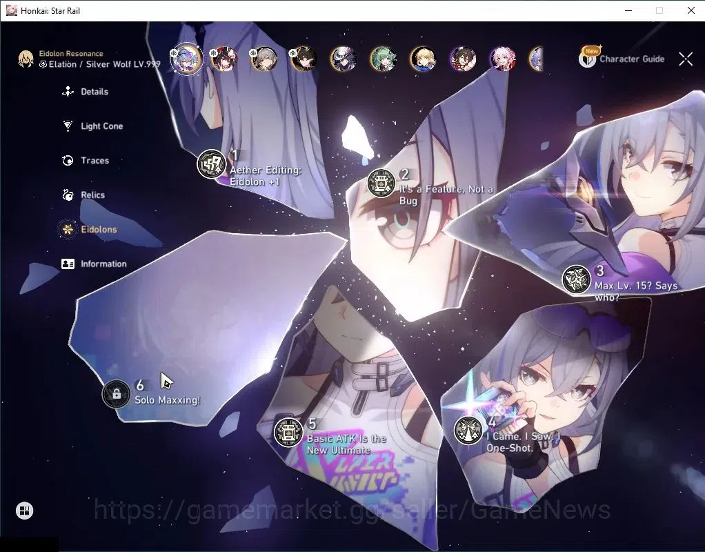 Honkai Star Rail Accounts Asia|TL 66|7 Limited|Silver Wolf 999 E5+Sign,Saber image 5