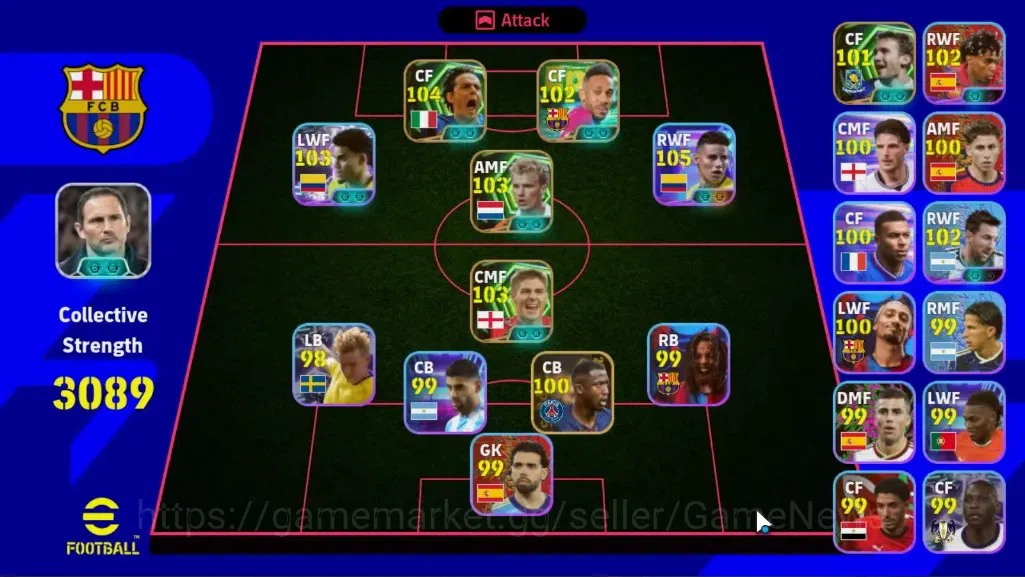 eFootball Accounts Legends & Iconic Players Android|Epic Filippo Inzaghi,PE.Aubameyang,Dennis 1