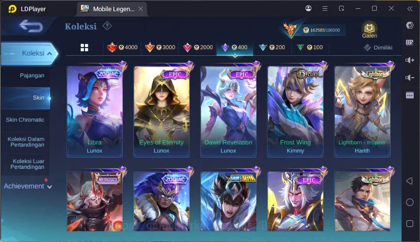 Mobile Legends: Bang Bang Accounts GLOBAL|Hero 132|Skin 487|LGN Lunox,Kof Valir+Auror image 12