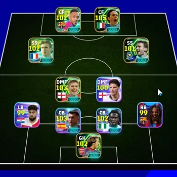 eFootball Accounts Legends & Iconic Players Android|Power 3128|Epic Filippo Inzaghi,Eric Cantona,Samuel Eto'o,Steven