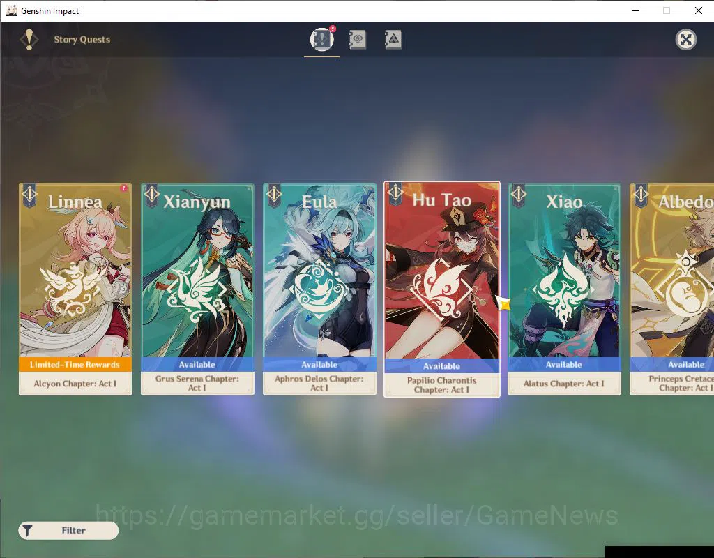 Genshin Impact Accounts ASIA|AR 45|2 Limited+26(*4Character)|Skirk,Ineffa| image 12