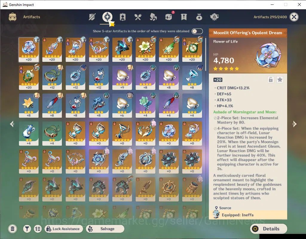 Genshin Impact Accounts ASIA|AR 45|2 Limited+26(*4Character)|Skirk,Ineffa| image 6