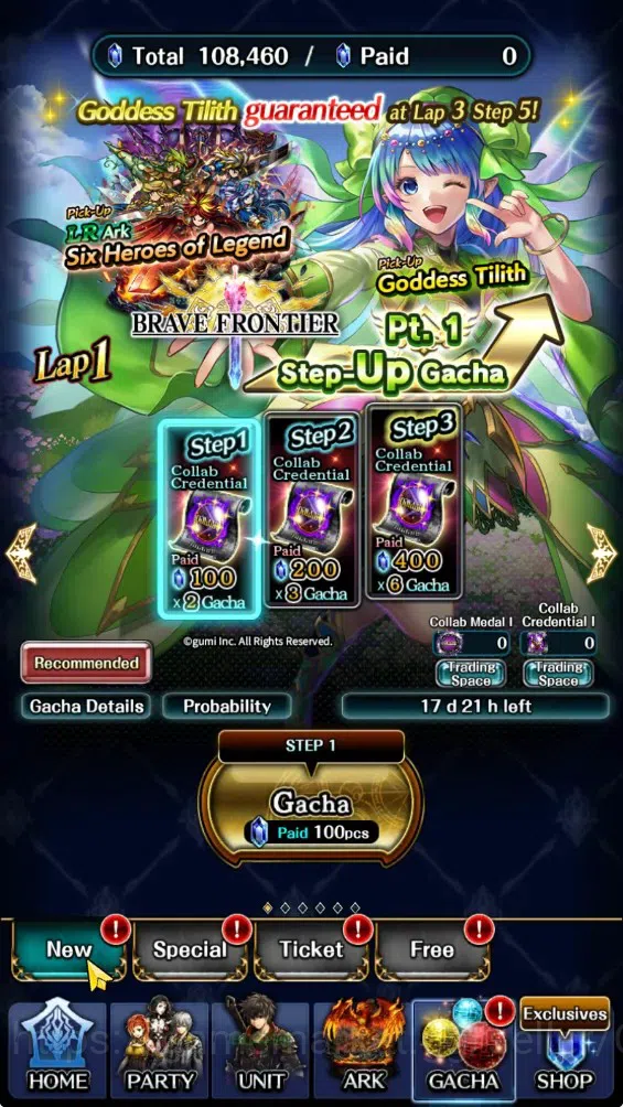 Last Cloudia Accounts GLOBAL|Rank 24|108K Crystal|Collab Brave Frontier image 11