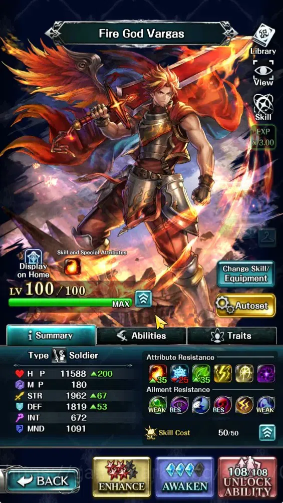 Last Cloudia Accounts GLOBAL|Rank 24|108K Crystal|Collab Brave Frontier image 4