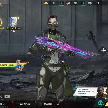 Blood Strike Accounts Collab Skin ASIA|ETERNAL M4A1-Blight's Embrace Lv3|Legendary (Magnum,M700)|Epic Execution Neck