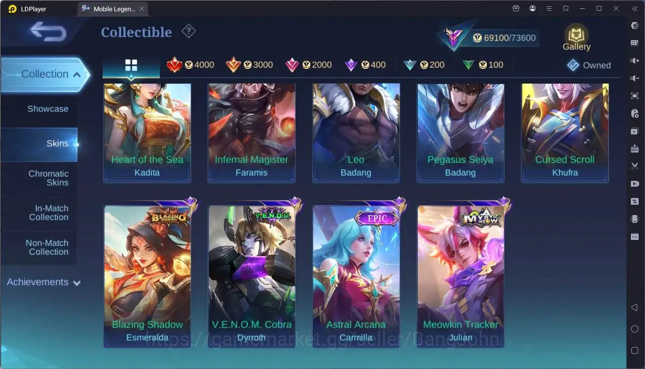 Mobile Legends: Bang Bang Accounts Global |Hero 113|Skin 260|Renowned|Naruto Suyou|Pr image 15