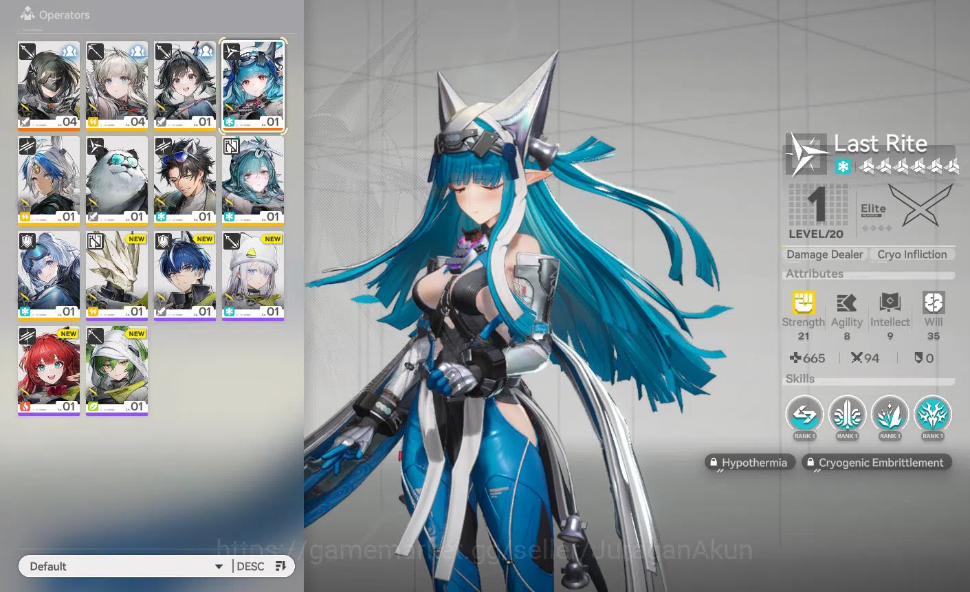 Arknights: Endfield Accounts Asia LVL 2|Fresh Starter + Last Rite + 2 Weapon B6 + 7B5 Character|Skip 3
