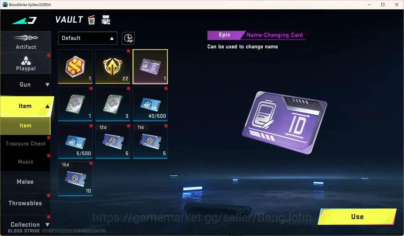 Blood Strike Accounts ASIA | 1 7DS: AK47 | Ultra ETHAN | 1 Legendary Gun image 6