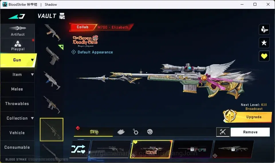 Blood Strike Accounts ASIA | 1 Eternal Striker Zero-Odashadow|4 7DS,2EVA image 10