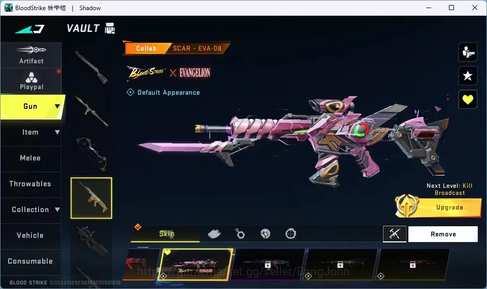 Blood Strike Accounts ASIA | 1 Eternal Striker Zero-Odashadow|4 7DS,2EVA image 11