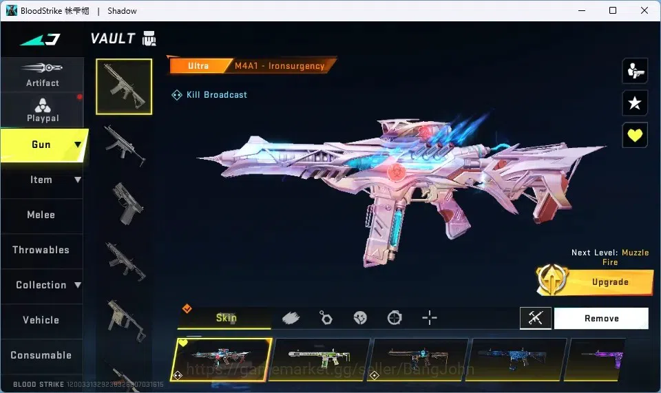Blood Strike Accounts ASIA | 1 Eternal Striker Zero-Odashadow|4 7DS,2EVA image 3