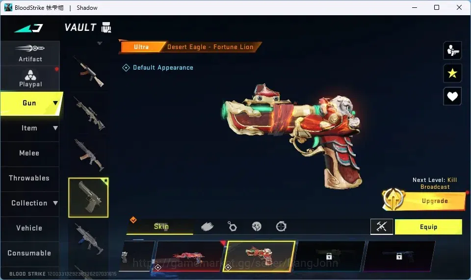 Blood Strike Accounts ASIA | 1 Eternal Striker Zero-Odashadow|4 7DS,2EVA image 8