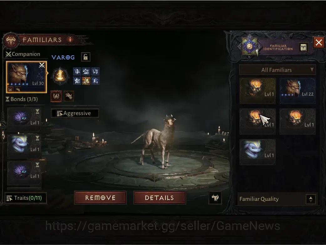Diablo Immortal Accounts SA-Izual|CS ON|Lv60 (612)|Wizard|CR 37135|Reso 480 image 13