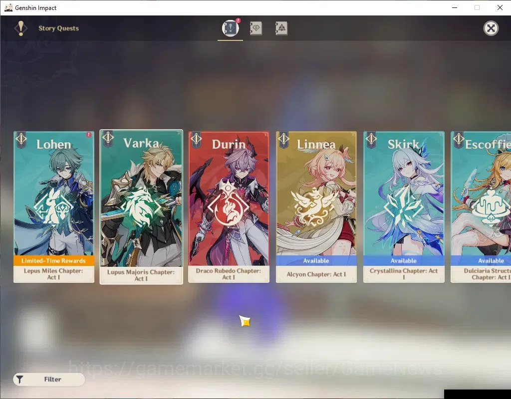Genshin Impact Accounts ASIA|AR 56|4 Limited + 5(*5 Weapon)|(Flins,Nefer)+ image 11