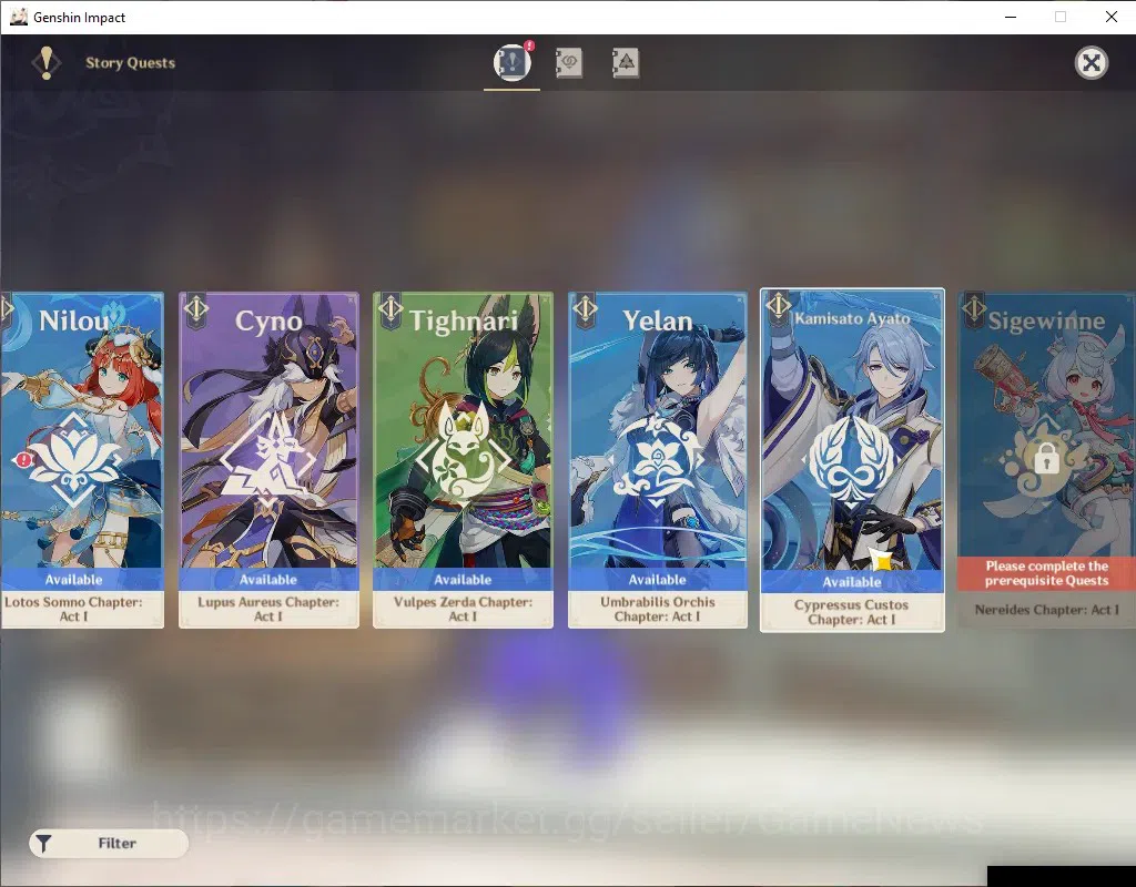 Genshin Impact Accounts ASIA|AR 56|4 Limited + 5(*5 Weapon)|(Flins,Nefer)+ image 12