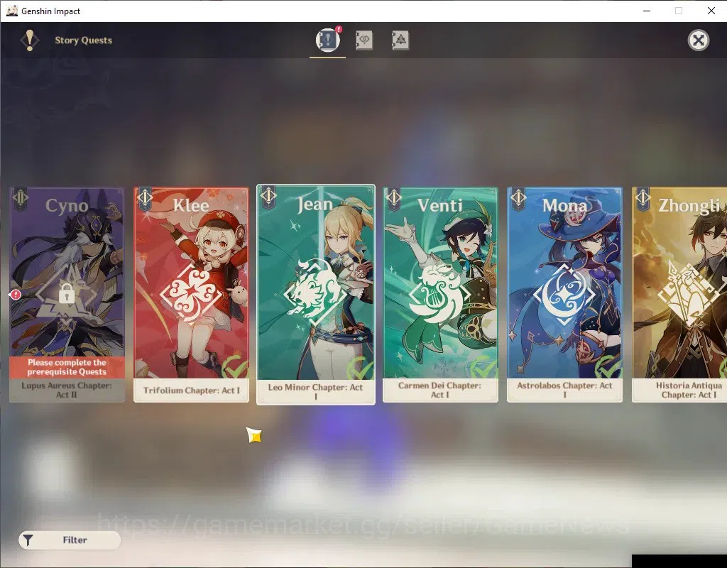 Genshin Impact Accounts ASIA|AR 56|4 Limited + 5(*5 Weapon)|(Flins,Nefer)+ image 13