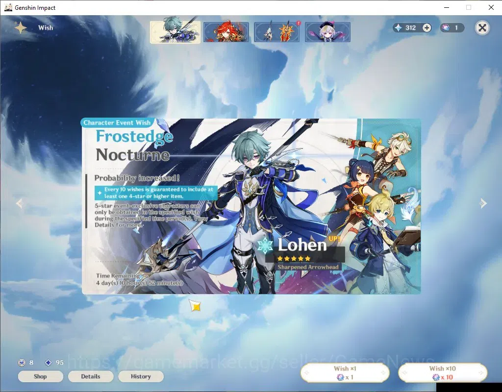 Genshin Impact Accounts ASIA|AR 56|4 Limited + 5(*5 Weapon)|(Flins,Nefer)+ image 5