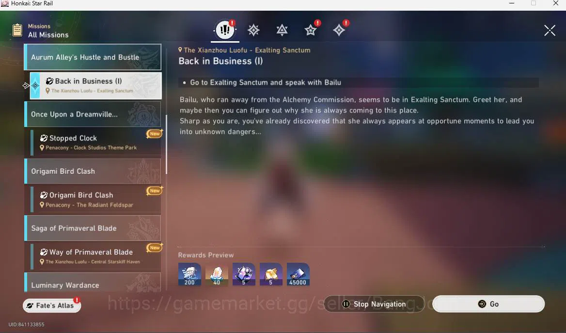 Honkai Star Rail Accounts ASIA|TL 62|Sparxie Prem Team|7 limit|Yao Guang E4, image 2