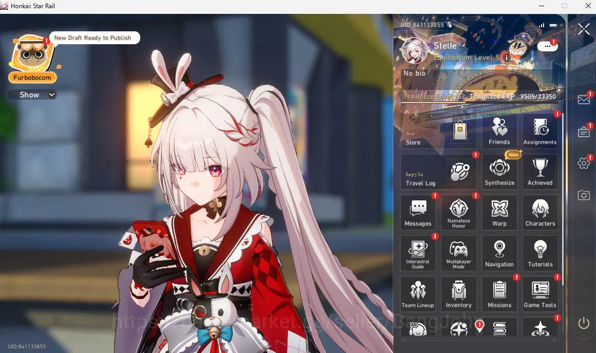 ASIA|TL 62|Sparxie Prem Team|7 limit|Yao Guang E4,Sparkle,Danheng PT,check SS|MC Female|HSR158B Honkai Star Rail Others ASIA|TL 62|Sparxie Prem Team|7 limit|Yao Guang E4, image 1
