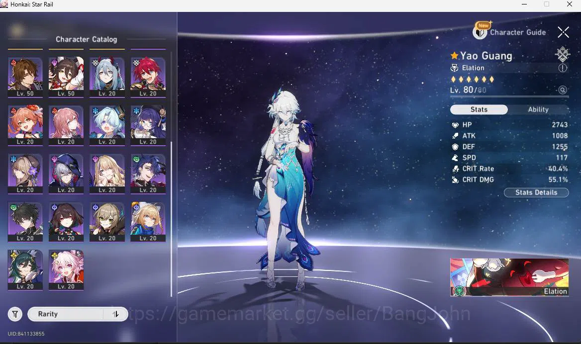 Honkai Star Rail Accounts ASIA|TL 62|Sparxie Prem Team|7 limit|Yao Guang E4, image 9