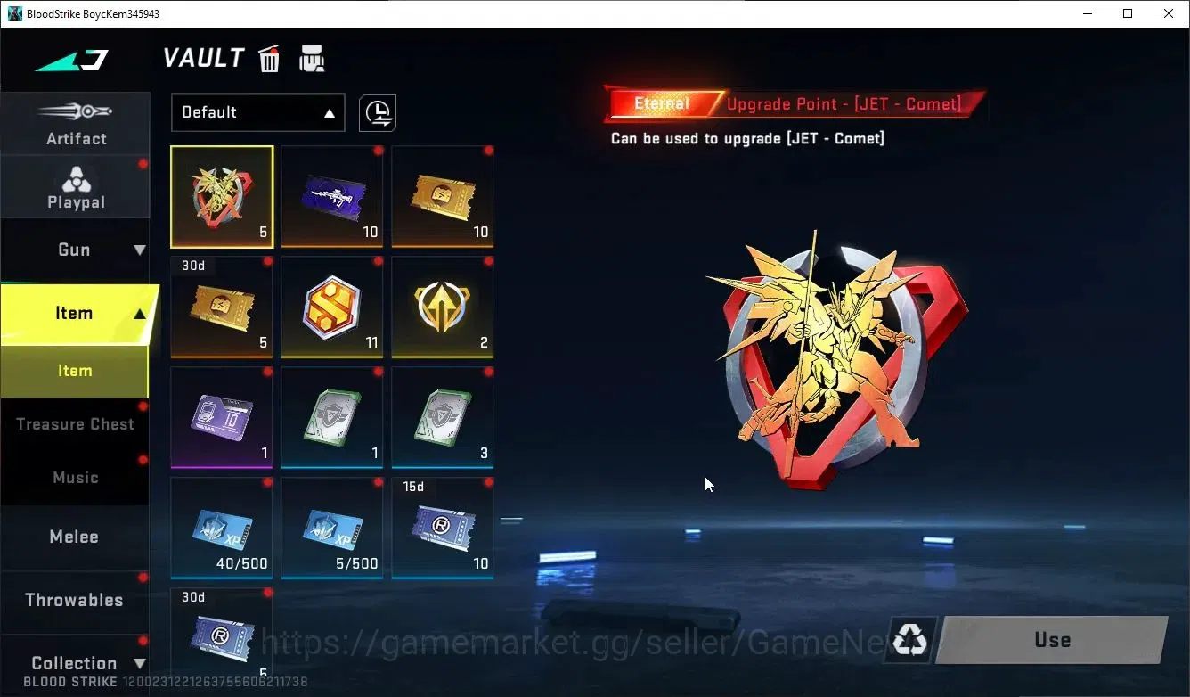 Blood Strike Accounts ASIA|1 ULTRA ETHAN- Raid Mask| 2 Legendary M4A1,QB image 12