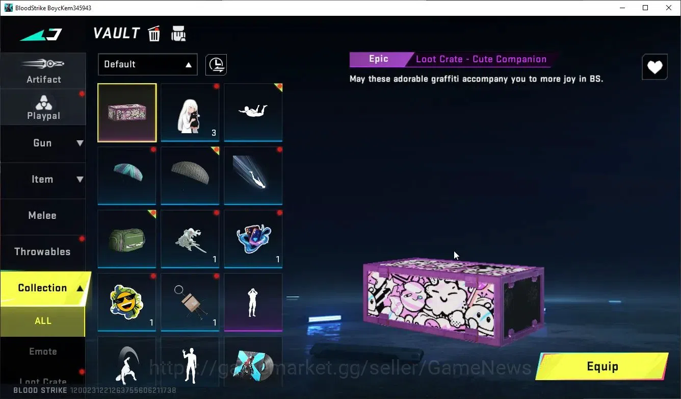 Blood Strike Accounts ASIA|1 ULTRA ETHAN- Raid Mask| 2 Legendary M4A1,QB image 14