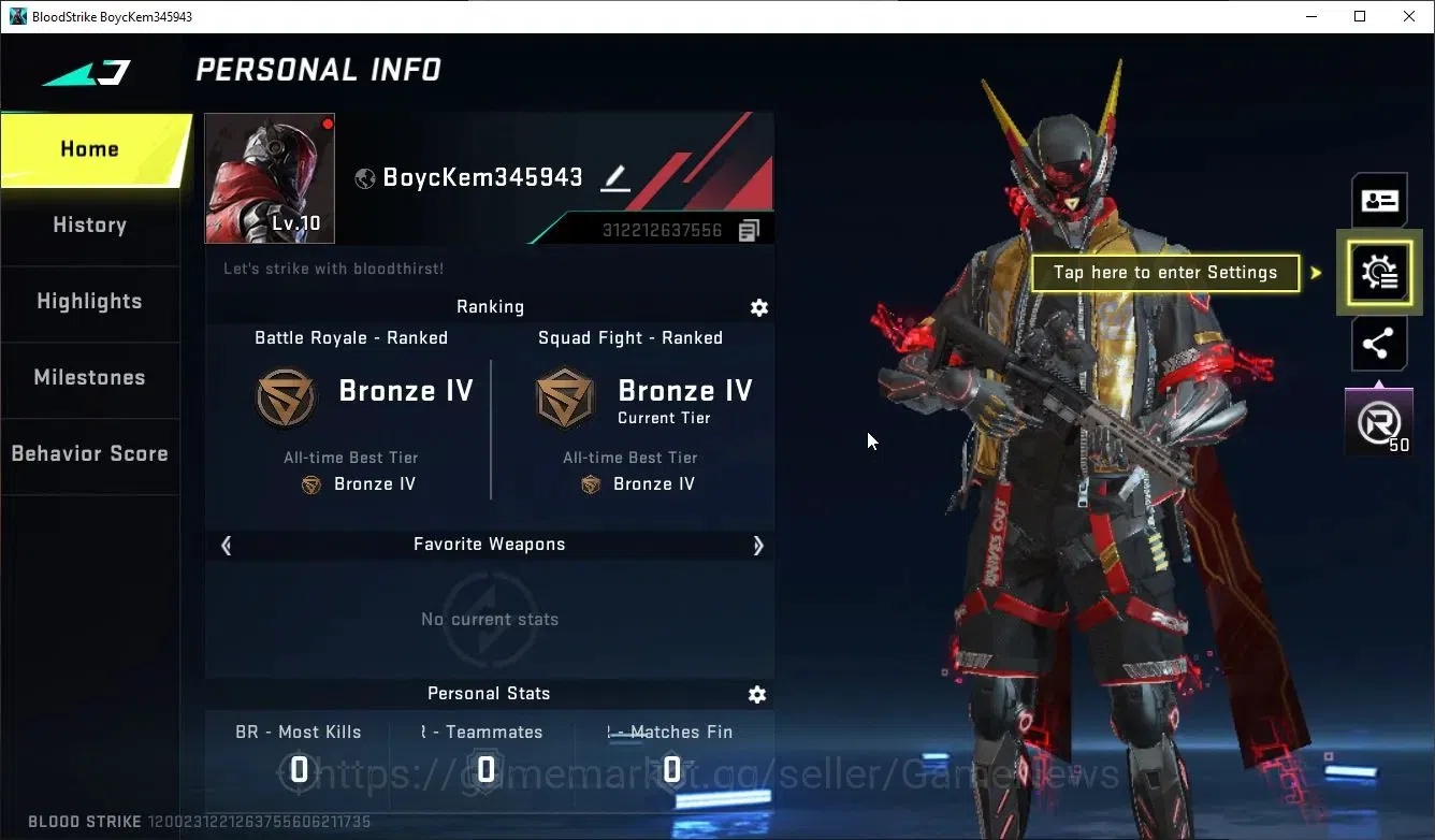 Blood Strike Accounts ASIA|1 ULTRA ETHAN- Raid Mask| 2 Legendary M4A1,QB image 2