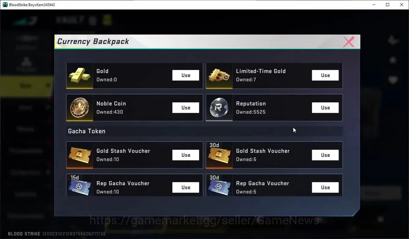 Blood Strike Accounts ASIA|1 ULTRA ETHAN- Raid Mask| 2 Legendary M4A1,QB image 5