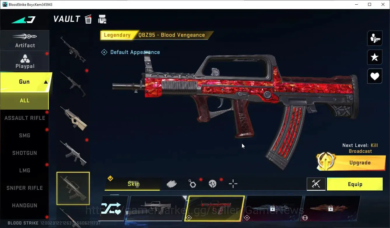 Blood Strike Accounts ASIA|1 ULTRA ETHAN- Raid Mask| 2 Legendary M4A1,QB image 6