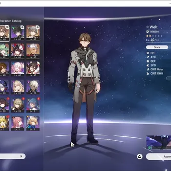 Honkai Star Rail Accounts Others Asia|TL 27|5 Limited|Robin Summeretto,Evanescia,Houhuo,Sparkle,Danheng Terrae|Male