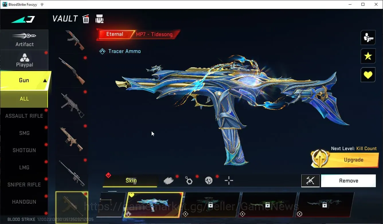 Blood Strike Accounts Collab Skin Asia|Eternal MP7 TideSong Lv3+Collab Lucha Strike Mr Iguana,OPM Ethan MumenRide|9 1