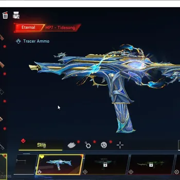 Blood Strike Accounts Collab Skin Asia|Eternal MP7 TideSong Lv3+Collab Lucha Strike Mr Iguana,OPM Ethan MumenRide|9