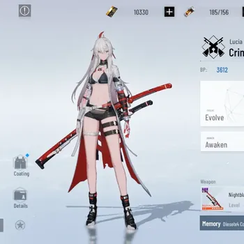 Punishing: Gray Raven Accounts Mid-Game ASIA|Lv 57|S Lucia Crimson Weave +Sign,S Jetavie D,S No 21 Feral,S Camu C|2 S Rank