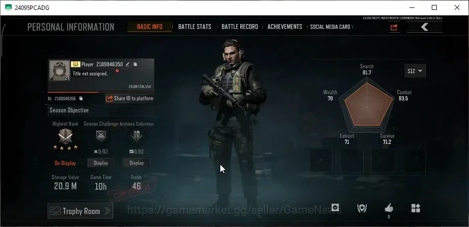 Arena Breakout Accounts MOBILE|Lv 27|SV 20,9M|CV 11M|Wire Set|GM AK-12,For image 2