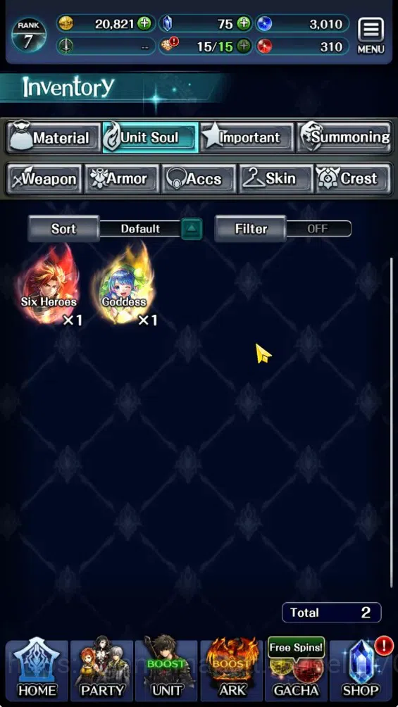 Last Cloudia Accounts GLOBAL|Rank 7|Collab Brave Frontier (Fire God Varg image 11