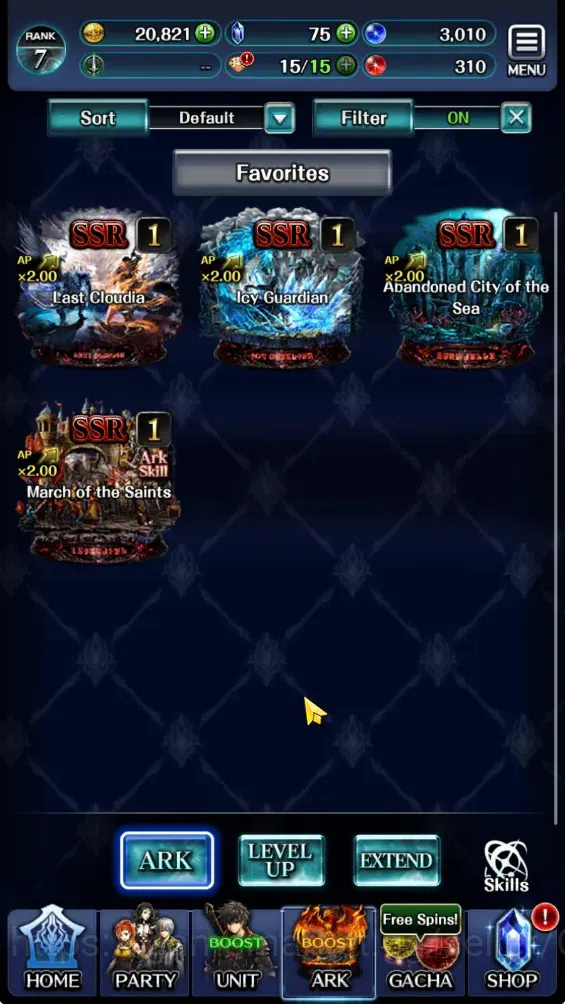 Last Cloudia Accounts GLOBAL|Rank 7|Collab Brave Frontier (Fire God Varg image 5