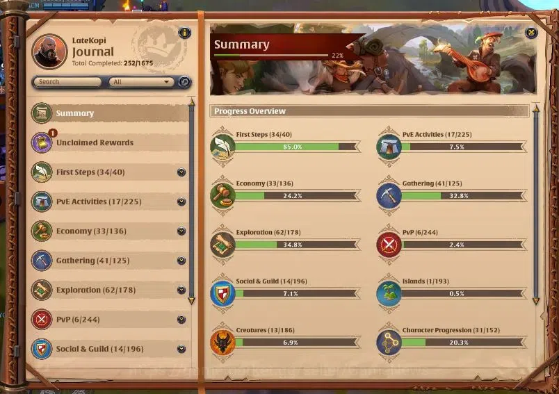 Albion Online Accounts ASIA | 2,61M Total Fame - 7,52M Silver | T8 Lumber image 13