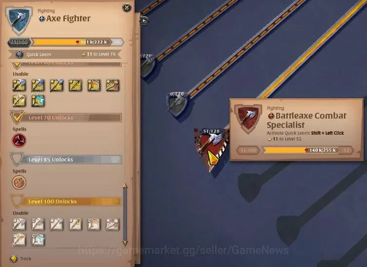 Albion Online Accounts ASIA | 2,61M Total Fame - 7,52M Silver | T8 Lumber image 4