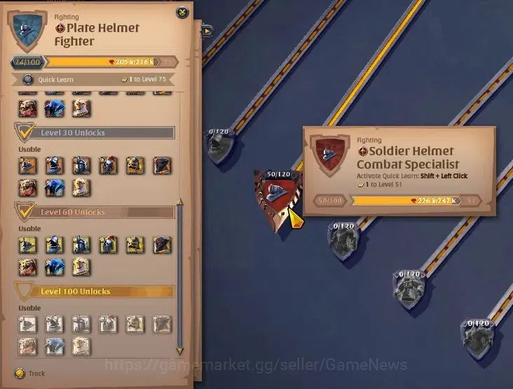 Albion Online Accounts ASIA | 2,61M Total Fame - 7,52M Silver | T8 Lumber image 9