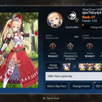 Epic Seven Accounts Limited Hero Global Unverif|6ML(Lisette Straze,NCLandy,HLua,Mchloe,Etc)|Check SS |Stove(ES1520Z)