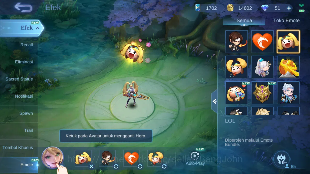 Mobile Legends: Bang Bang Accounts Hero 85 | Skin 159 | Collector Dyrroth+Badang, Mis image 15