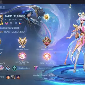Mobile Legends: Bang Bang Accounts Collector Global |Hero 133|Skin 271|Renowned|CC Natalia|5-STAR Angela|9th Fanny|Ligtborn
