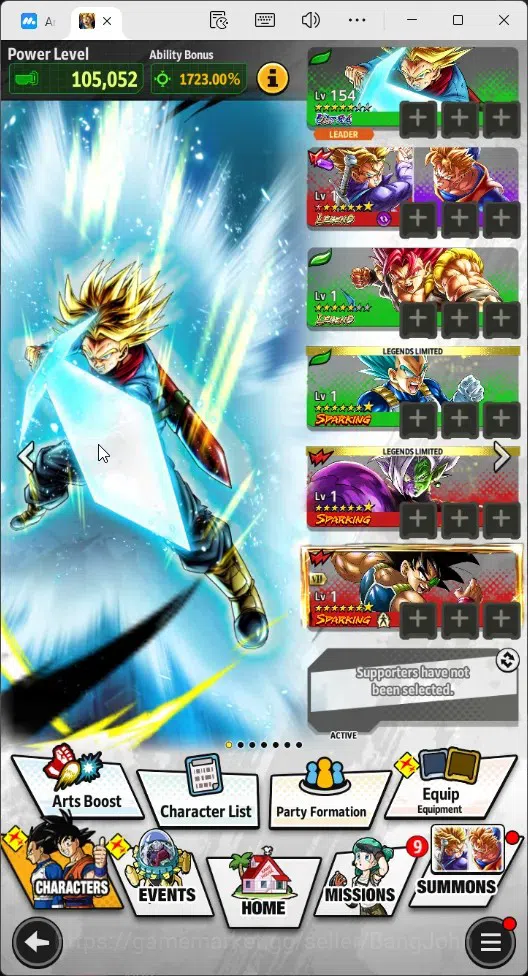 Dragon Ball Legends Accounts Global | Lvl 156|5.3M Total Power|227 CC|1 UL|2 LR image 12