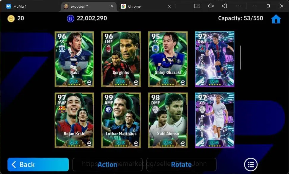 eFootball Accounts Mobile|PW 3199|Epic Raul,Gerrard,Shevchenko,Edmils image 4