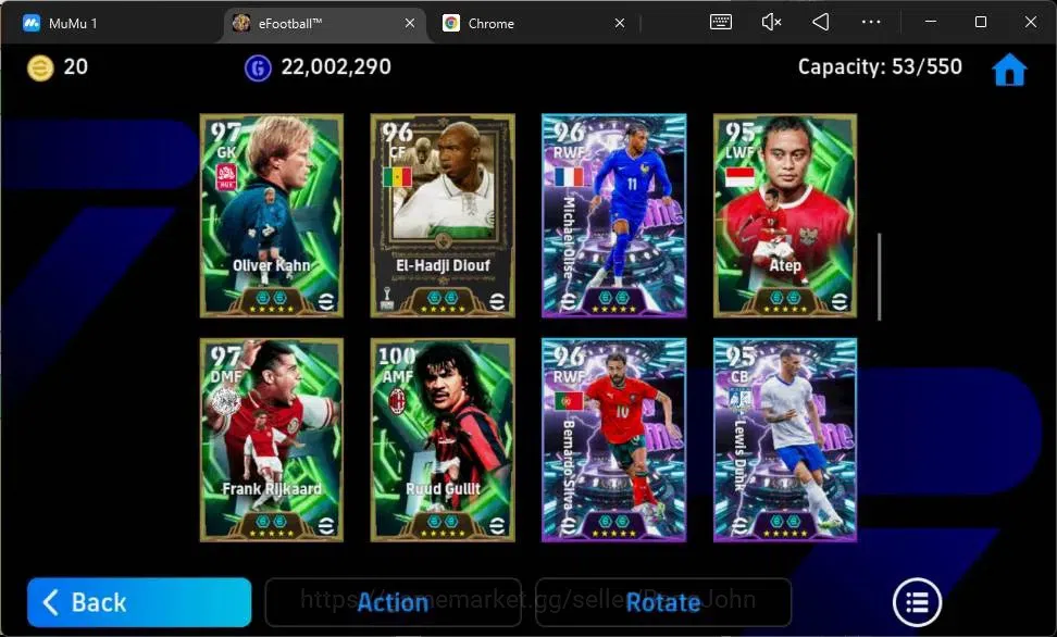 eFootball Accounts Mobile|PW 3199|Epic Raul,Gerrard,Shevchenko,Edmils image 5