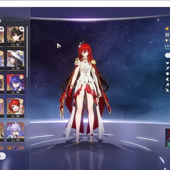 Honkai Star Rail Accounts Others Asia|TL 70|1 PremTeam|17 Limited (Himeko Nova,Castorice,Firefly,Archer E1)+Sign Robin E1,R