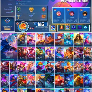 Mobile Legends: Bang Bang Collector #3539 165 Skins | Collector Natalia | M-World Ling image 1