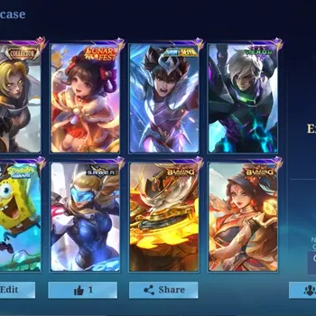 Mobile Legends: Bang Bang Accounts Collector Hero 133|Skins 218|Ex Glory 70|Emblem Max|CC Natalia,Lunar F Chang'e,Anniv